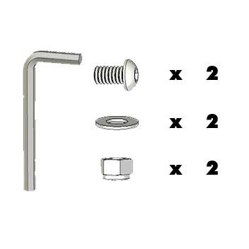 Lid Hinge Fasteners w/ Wrench, Gourmet Series Gas Grill-Parts-10-932-Magma Products